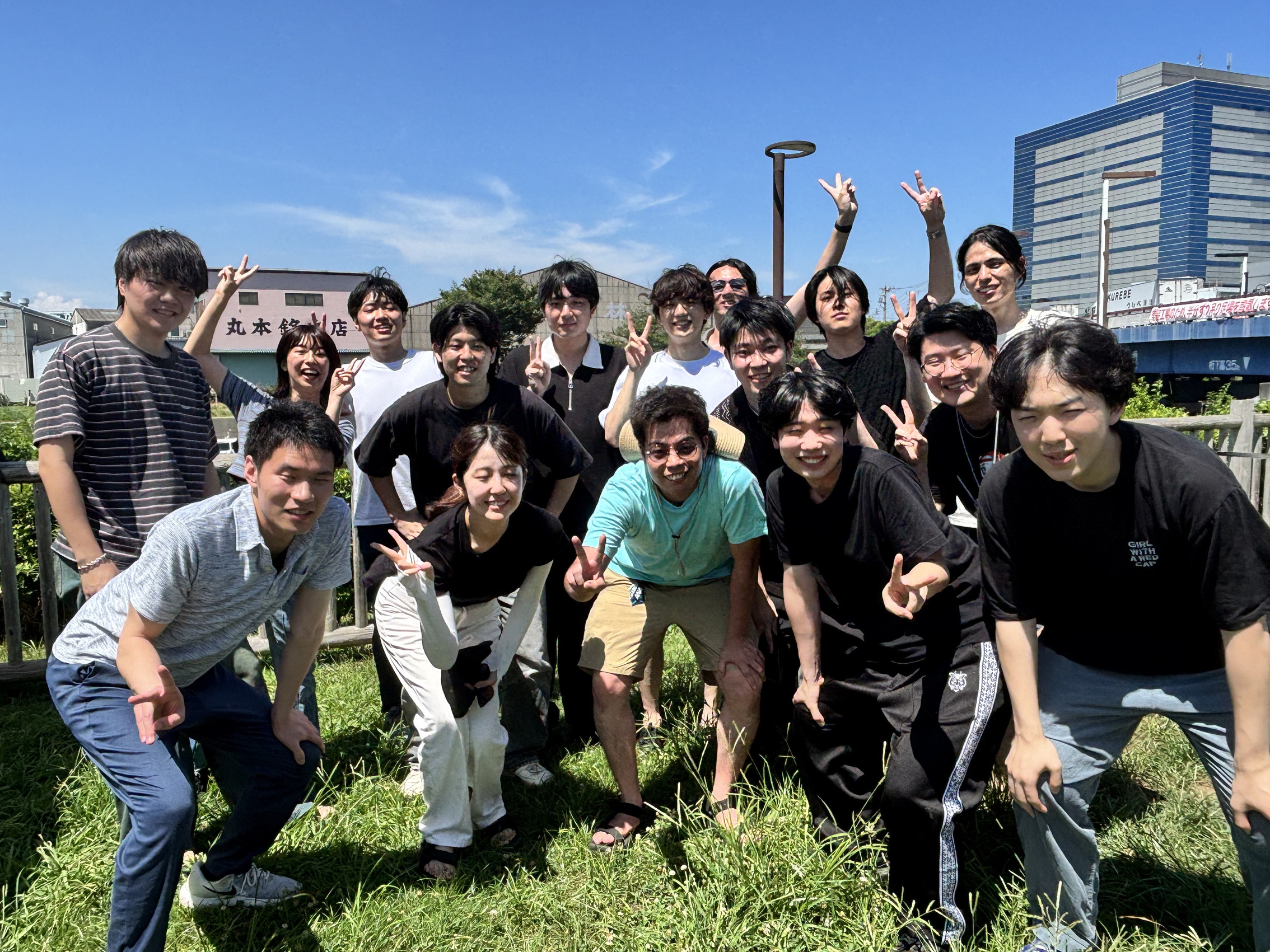 去年入社のメンバーとBBQを開催しました！☀